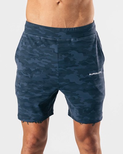 Alphalete 4-Way Stretch 6" Kurzes Dunkelnavy Camouflage | VB5762490