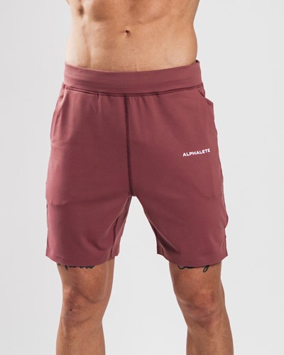 Alphalete 4-Way Stretch 8" Kurzes Mauve | CU9713806