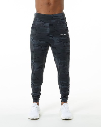 Alphalete 4-Way Stretch Jogger Schwarz Camouflage | QU0843751