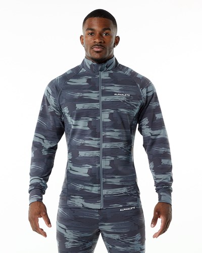 Alphalete 4-Way Stretch Track Jacket Camouflage | QV4856201