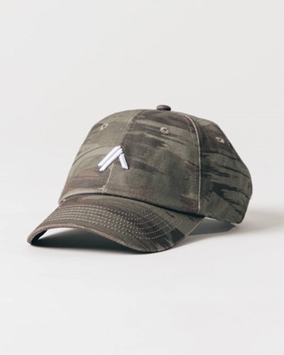 Alphalete Adjustable Cap Olivgrün Camouflage | OC2798504