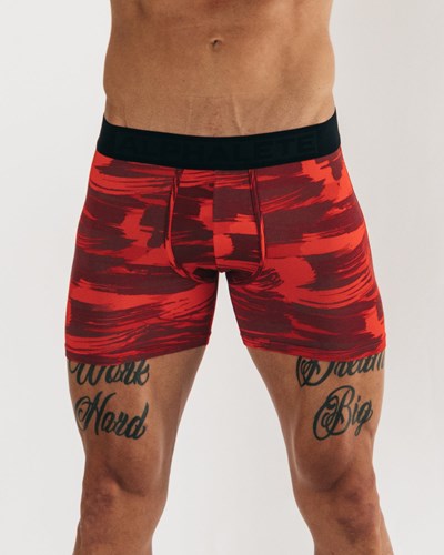 Alphalete Atmungsaktiv Modal Boxer Brief Camouflage | YX5193420