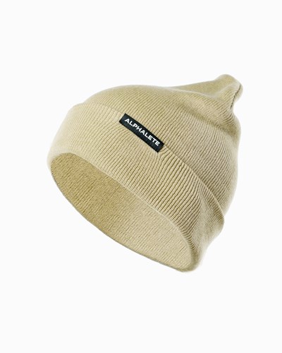 Alphalete Baumwoll Knit Beanie String | OB5987302