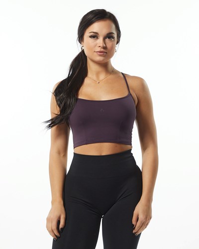 Alphalete Camisole Y-Back Crop Tank Lila | ZC0615849