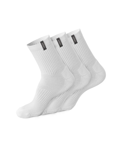 Alphalete Crew Sock Weiß | LT8426503