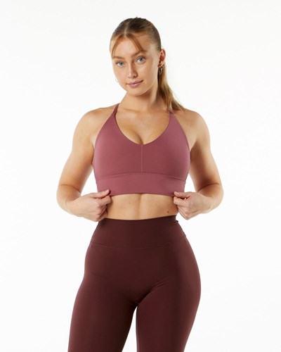 Alphalete Double Brushed Bra Wisteria | VX9075348