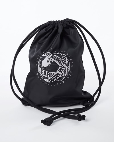 Alphalete Drawstring Bag Schwarz | NK1756809