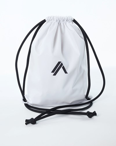 Alphalete Drawstring Bag Weiß | AX1920856