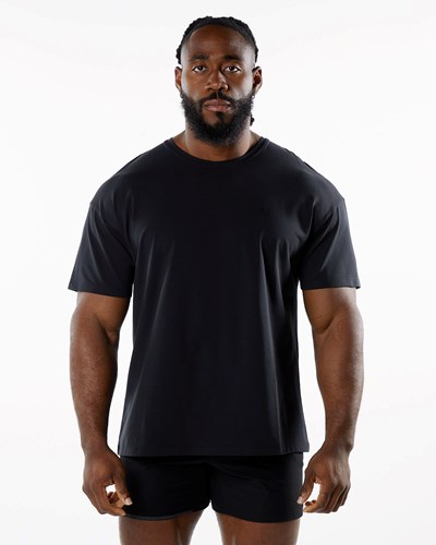 Alphalete Drop Shoulder Tee Blackout | RD9430257