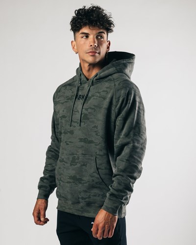 Alphalete Fitted Performance Hoodie Grün | HW2965813