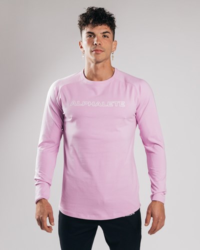 Alphalete Fitted Performance Long Sleeve Bloom | WR0982451