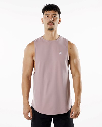 Alphalete Fitted Performance Tank Mauve | IL2607913