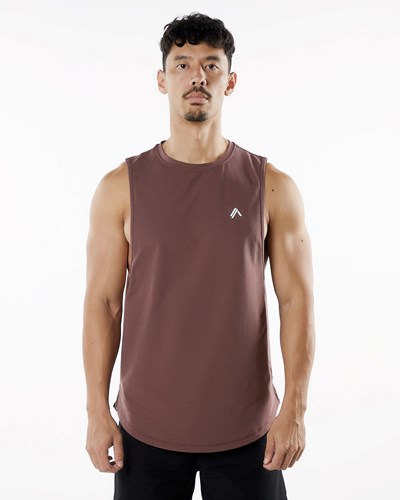 Alphalete Fitted Performance Tank Merlot | AZ3478216