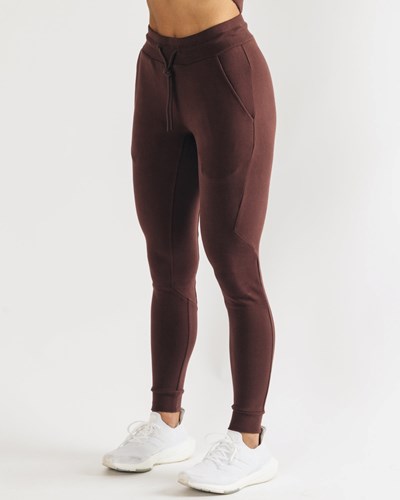 Alphalete Fitted Single-Brushed 29" Jogger Mahogany | TM4601872