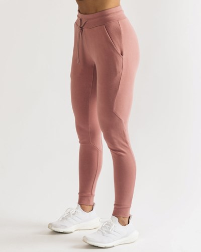 Alphalete Fitted Single-Brushed 29" Jogger Cranberry Ice | XU7954860