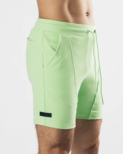 Alphalete Fitted Single-Brushed 7" Kurzes Limelight | UO2654781