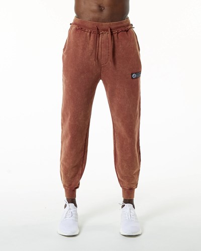 Alphalete Heavyweight Washed Terry Jogger Bloodstone | ZV1803769