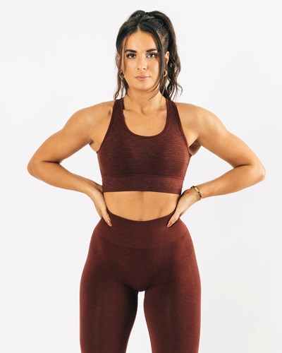 Alphalete High-Impact Seamless Sports Bra Kupfer | DB1378642