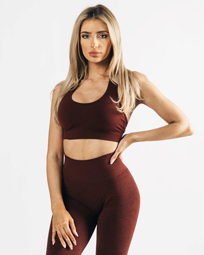 Alphalete High-Impact Seamless Sports Bra Kupfer | TG7043958