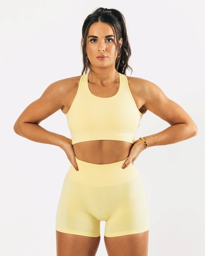 Alphalete High-Impact Seamless Sports Bra Lemonade | WD8431527