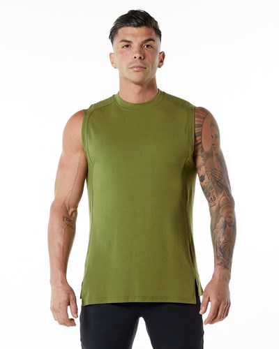 Alphalete High-Neck Premium Tank Grün | IG9481063