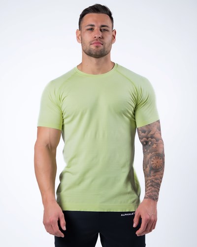 Alphalete High Performance Seamless Kurzes Sleeve Tee Frozen Spring | EI8491632