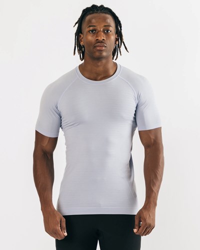 Alphalete High Performance Seamless Kurzes Sleeve Tee Helllila | XC4160875