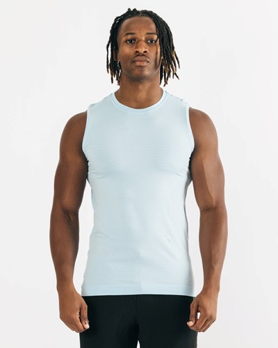 Alphalete High Performance Seamless Tank Blau | CM5326789