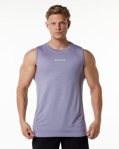 Alphalete High Performance Seamless Tank Lavendel | XN1240936