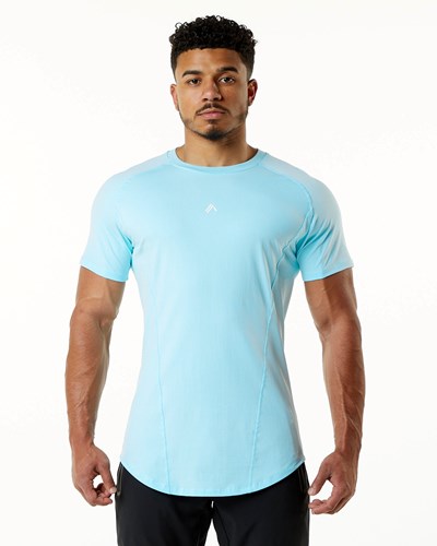 Alphalete High Performance Tee Blau | PZ5407213