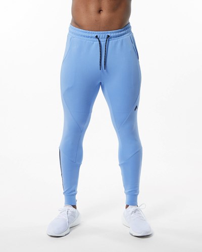 Alphalete Interlock Knit Cuffed Jogger Hellblau | PZ5276438