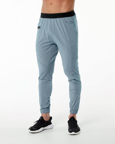 Alphalete Laufschuhe 4-Way Stretch 29" Sport Pant Blau | KG6143285