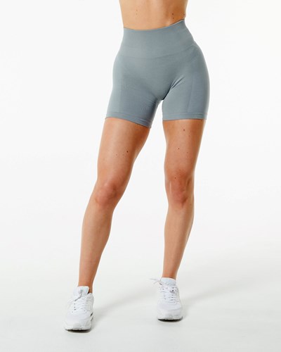 Alphalete Seamless Scrunch 4.5" Kurzes Grau | ZM2765914