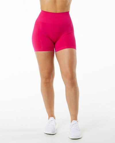 Alphalete Seamless Scrunch 4.5" Kurzes Rosa | YB0658294