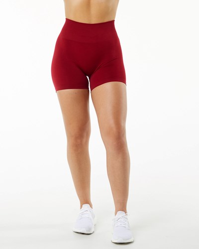 Alphalete Seamless Scrunch 4.5" Kurzes Scarlet | HF3926810