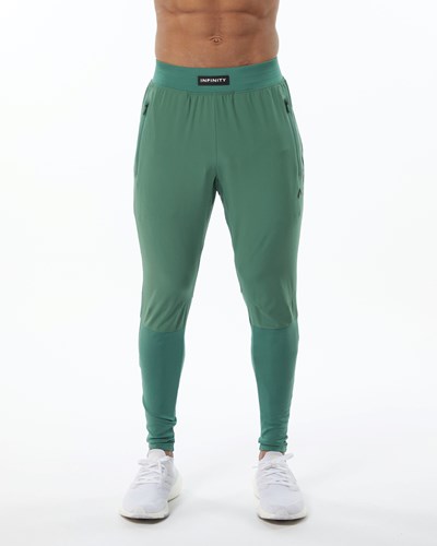 Alphalete Woven 4-Way Stretch 29" Pant Grün | CZ5768932