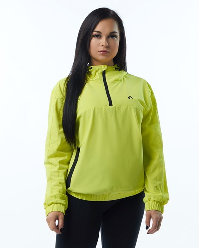 Alphalete Woven Performance Jacket Citrus Slice | LA4310872