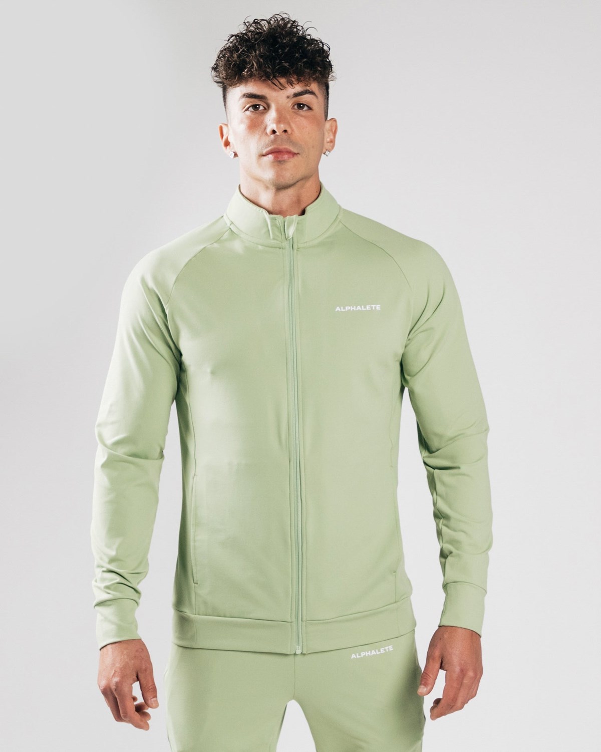 Alphalete 4-Way Stretch Track Jacket Frozen Spring | CD9714352