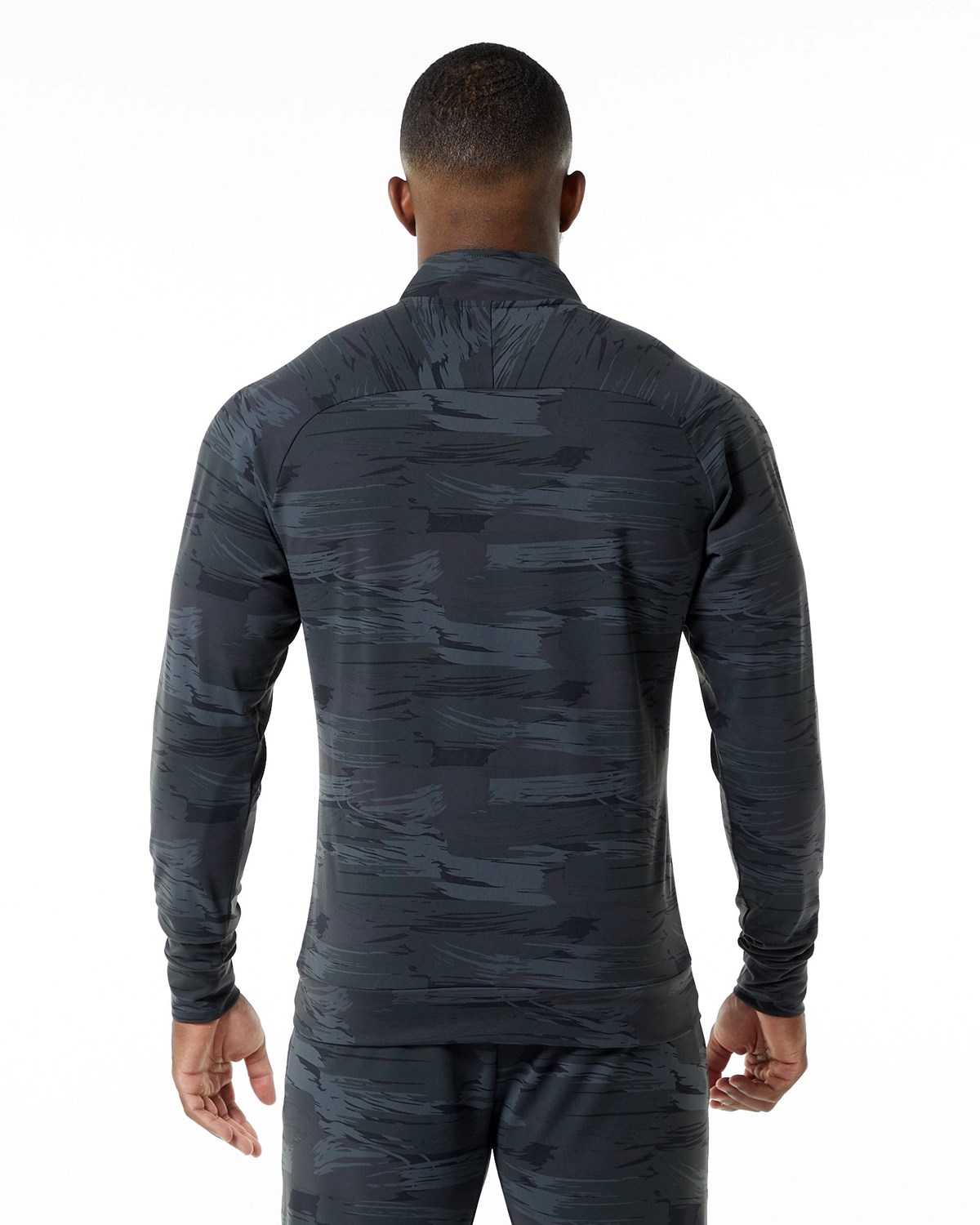 Alphalete 4-Way Stretch Track Jacket Schwarz Camouflage | DG6754320