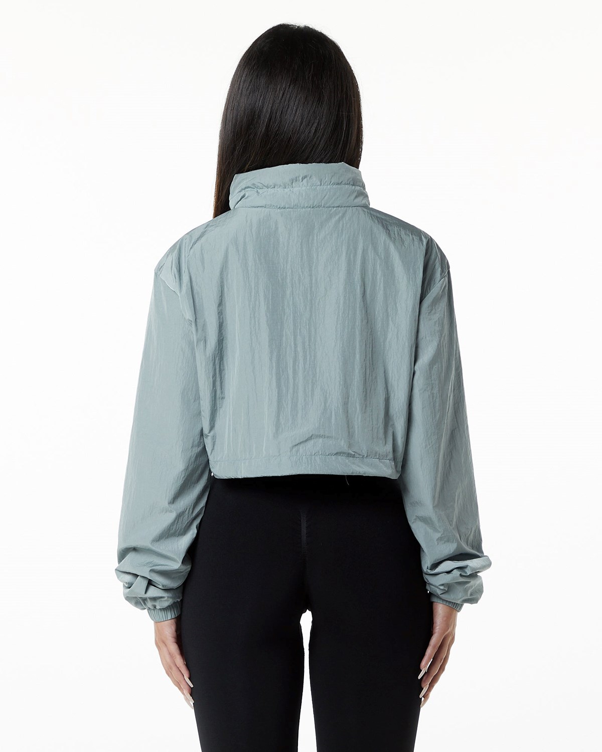 Alphalete All-Purpose Crop Jacket Blau | ZA0348619