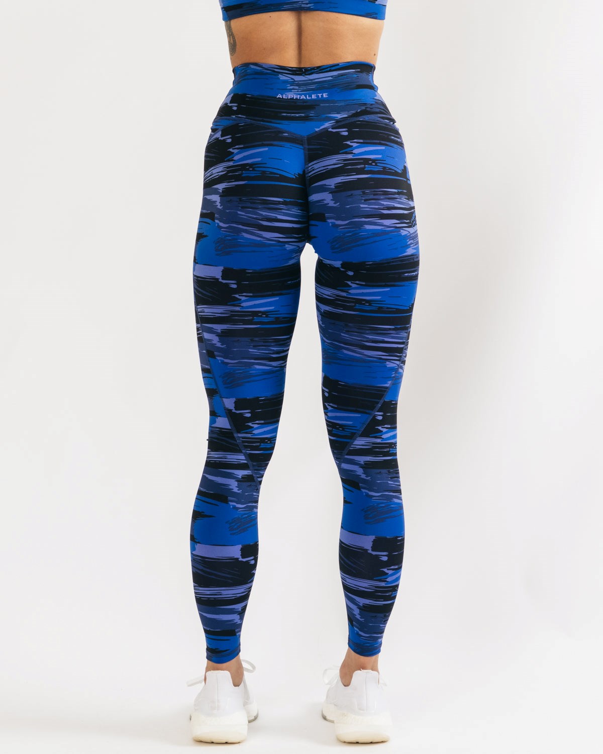 Alphalete All-Purpose Legging Blau Camouflage | FI5489701