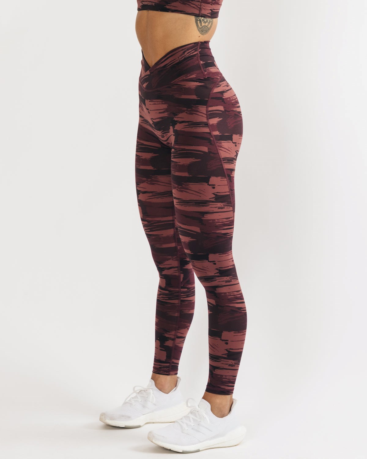 Alphalete All-Purpose Legging Bordeaux Camouflage | MH9075216