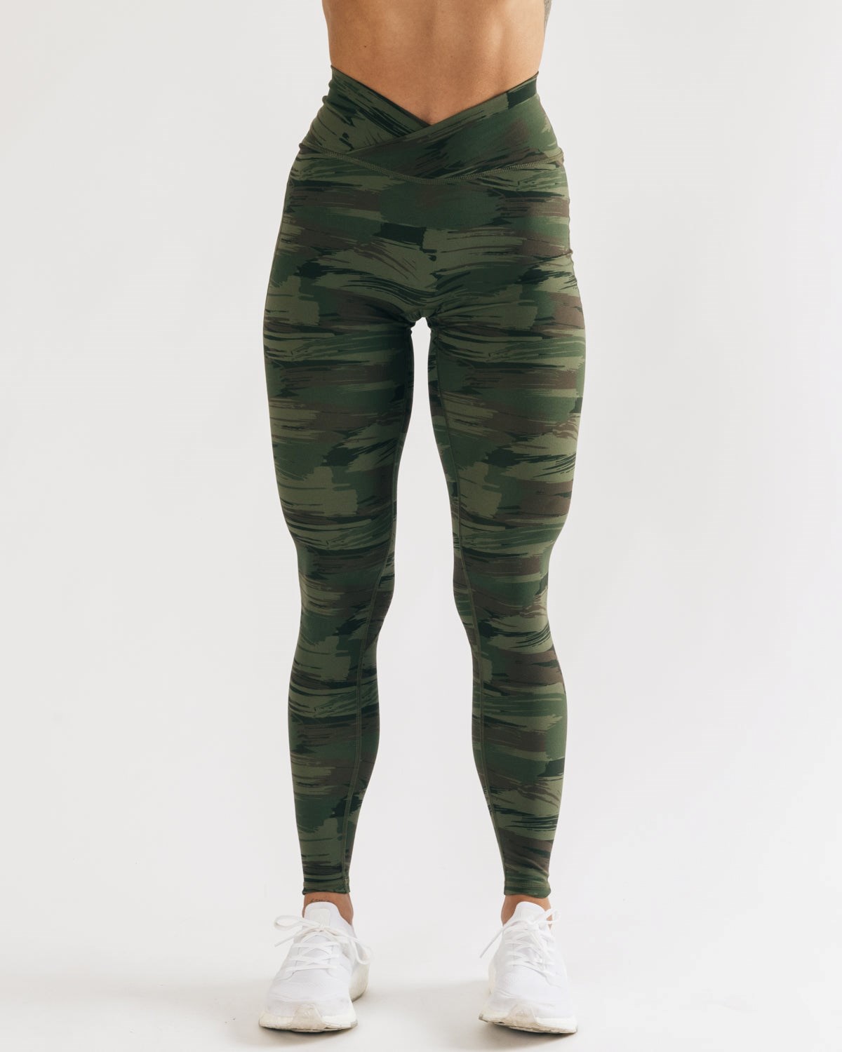 Alphalete All-Purpose Legging Olivgrün Camouflage | PX4759162