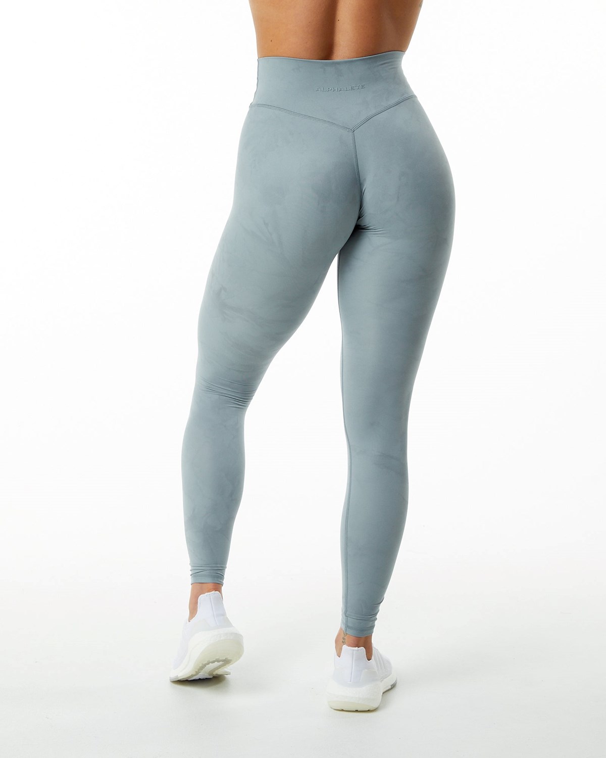 Alphalete All-Purpose Luxury Legging Washed Denim | LK4192583