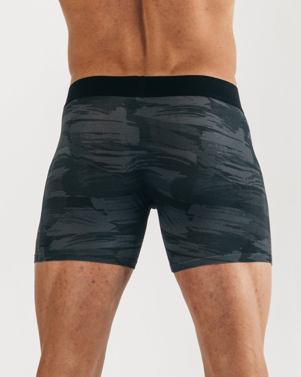 Alphalete Atmungsaktiv Modal Boxer Brief Schwarz Camouflage | OP8326970