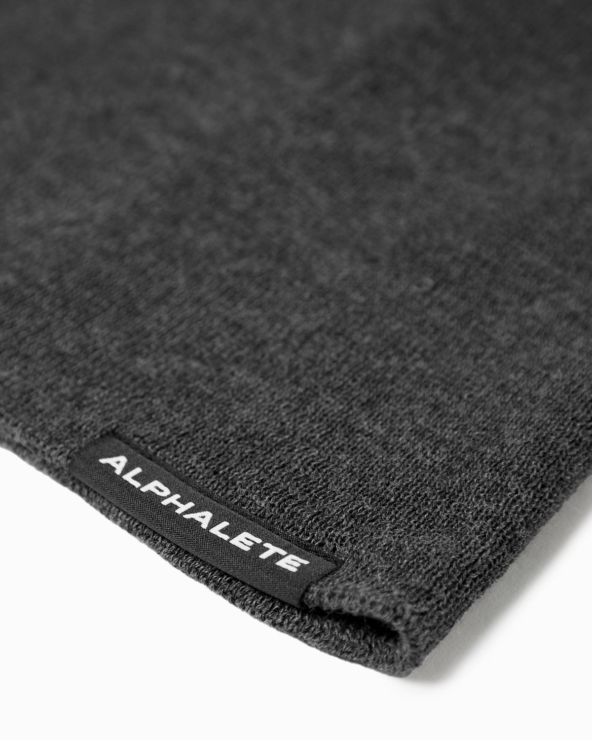 Alphalete Baumwoll Knit Beanie Charcoal | UK4298573