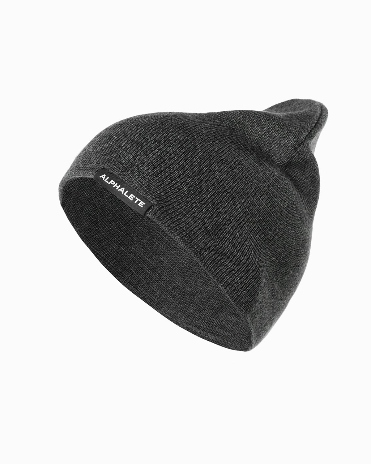 Alphalete Baumwoll Knit Beanie Charcoal | XD0396147