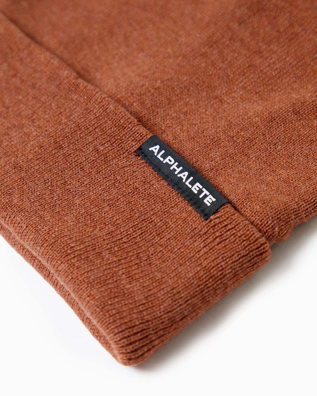 Alphalete Baumwoll Knit Beanie Clay | FH7986035