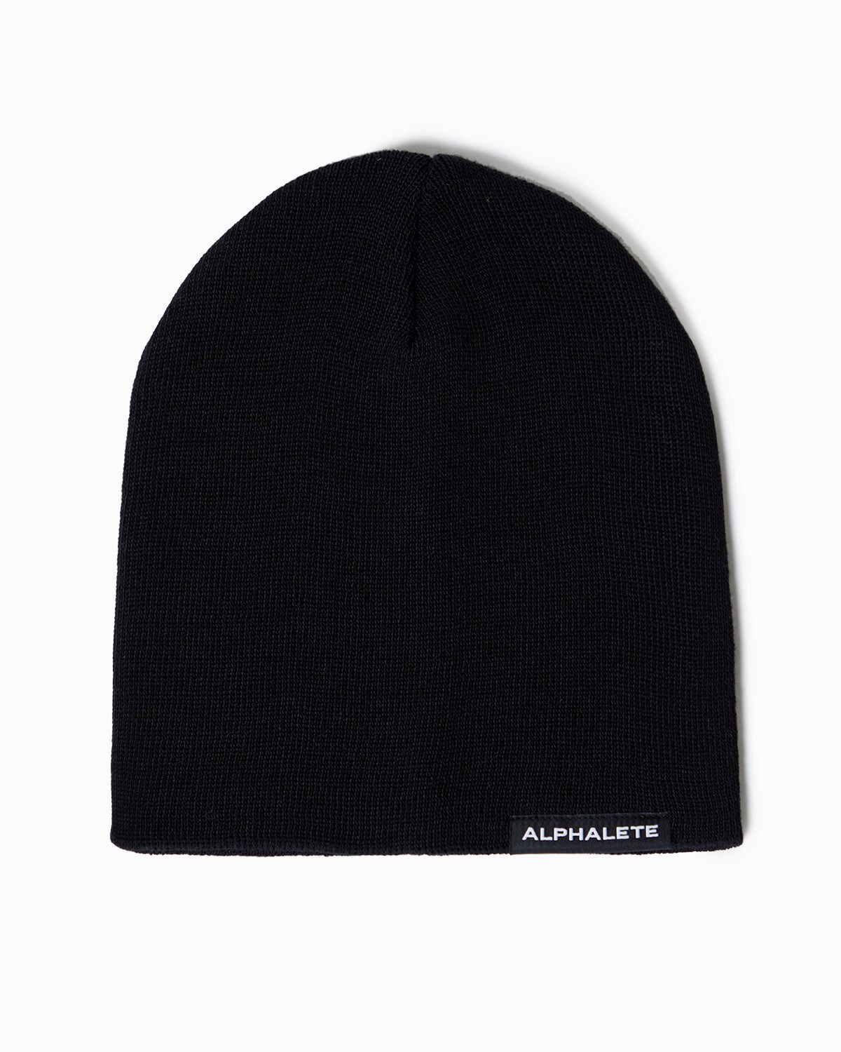 Alphalete Baumwoll Knit Beanie Schwarz | UO0379658