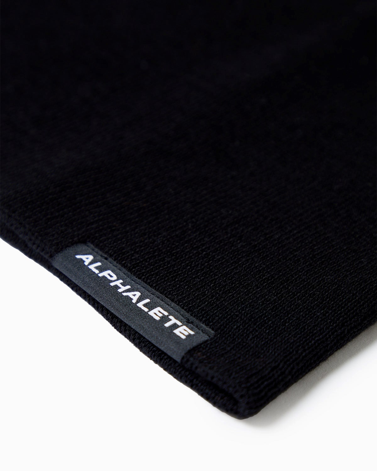 Alphalete Baumwoll Knit Beanie Schwarz | UO0379658